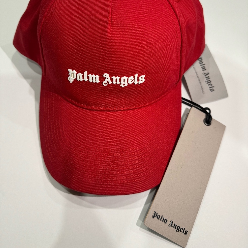 Palm Angel Logo Print Baseball Cap